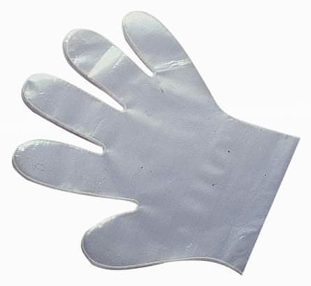 WEBHIDDENBRAND Jednorazové plastové rukavice, 50 ks,